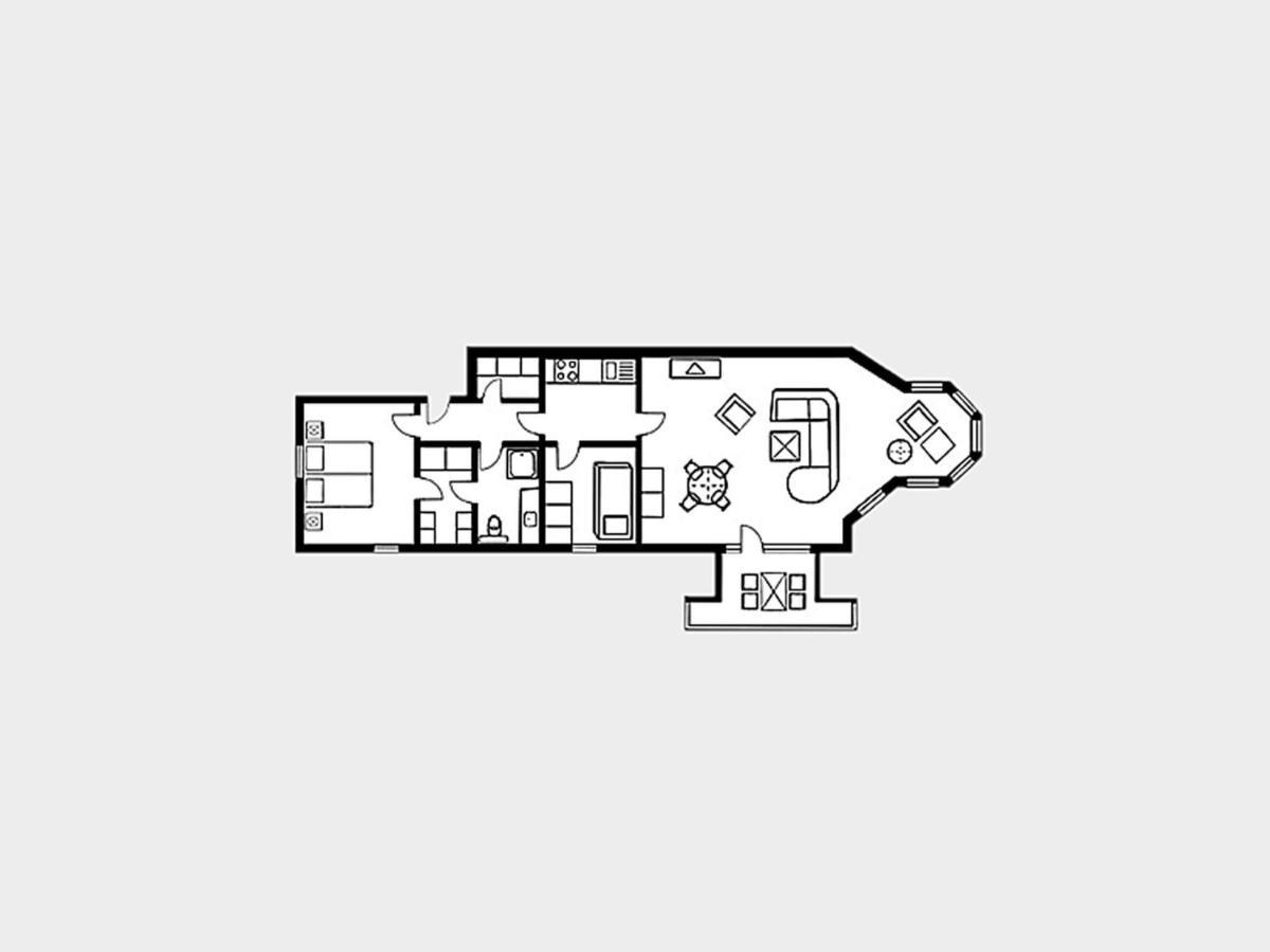 Apartment Strandvillen - Mit Meerblick, 2 Schlafzimmern Und Balkon Sv 713